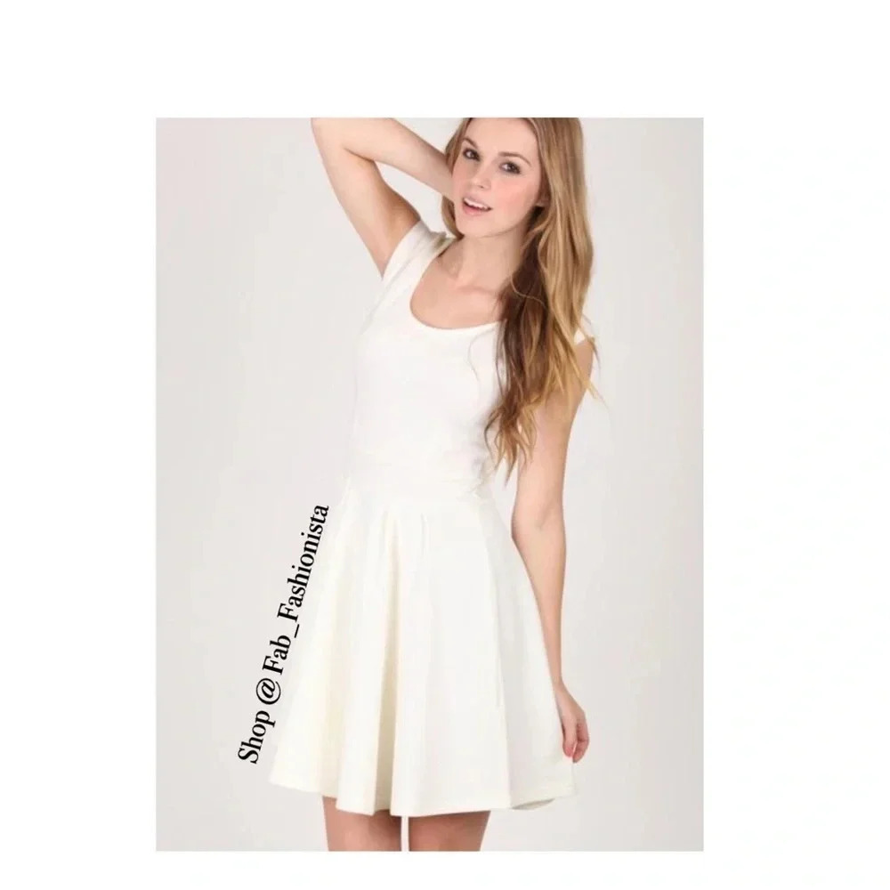 Cotton on stretch for & flair dress size medium